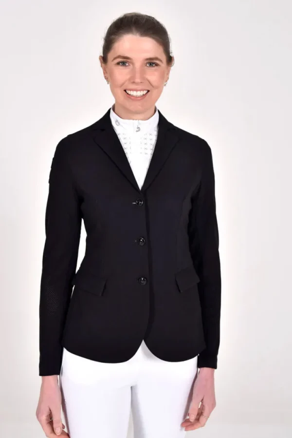 All-Over Perforated Competition Jacket - Black