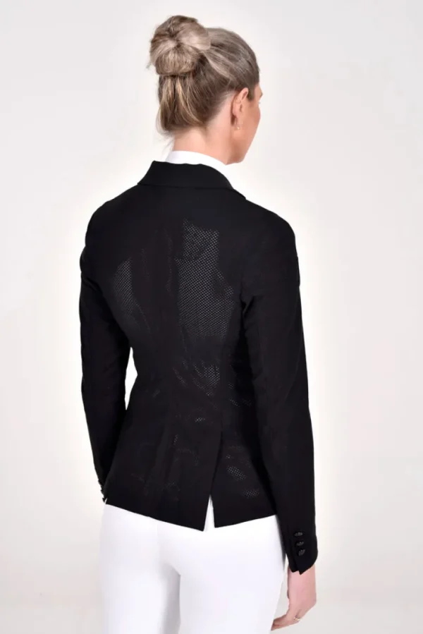 All-Over Perforated Competition Jacket - Black