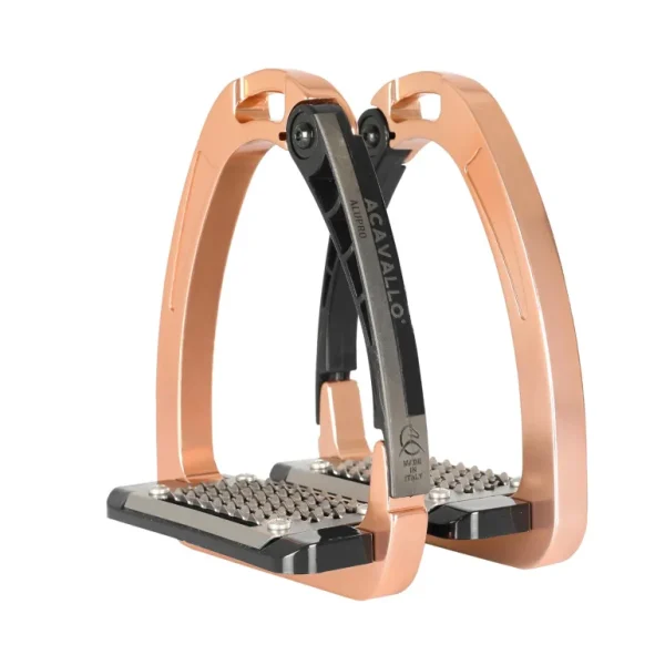 AluPro Safety Stirrups - Rose Gold