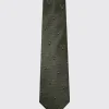 Avalon Silk Woven Tie - Olive