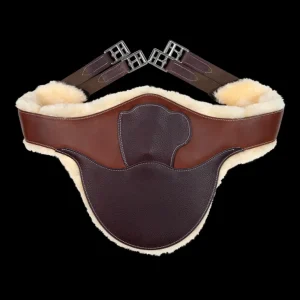 Belly Guard Girth with Removable Sheepskin Lining