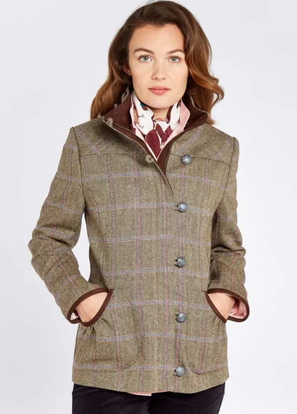 Bracken Tweed Jacket - Woodrose