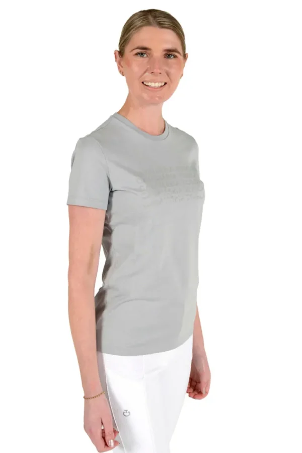 Break Off Cotton T-shirt - Light Grey