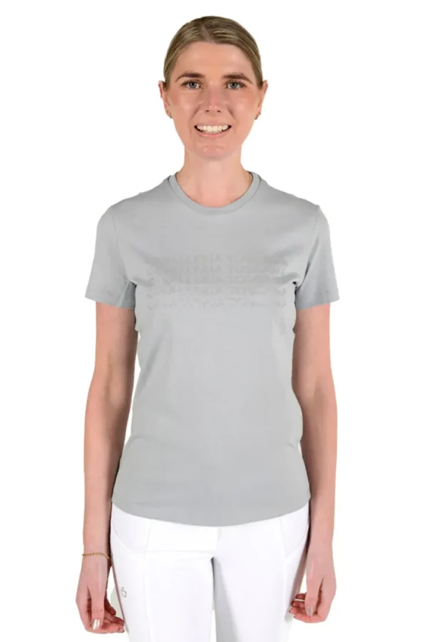 Break Off Cotton T-shirt - Light Grey