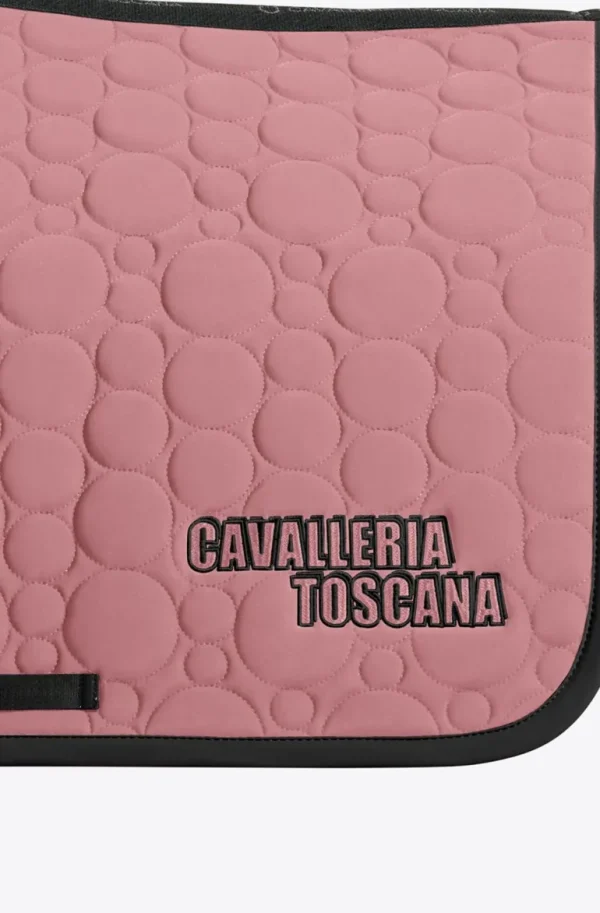 Bubble Quilt Jump Pad - Dusty Rose/Black