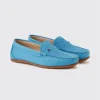 Cannes Boat Shoes - Blue Mist