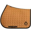 Circle Quilted Jump Pad - Camel/Black