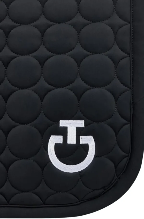 Circle Quilted Jump Pad - Black