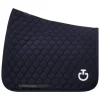 Circular Quilted Dressage Saddle Pad 2023 - Navy