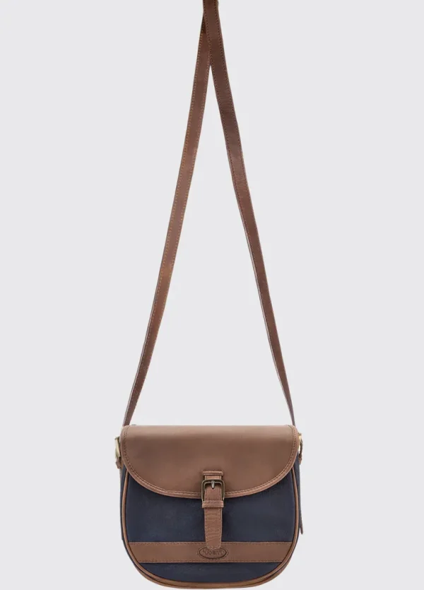 Clara Handbag - Navy/Brown