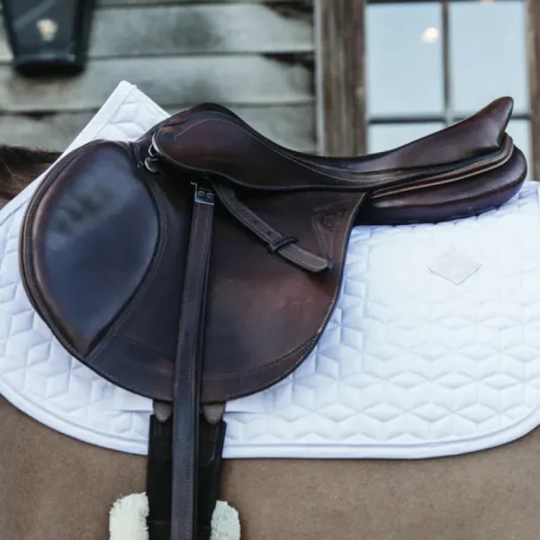 Classic Jump Saddle Pad - White