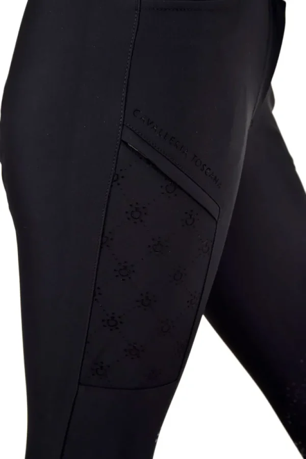 CT Mini Orbit Flock Breeches - Black