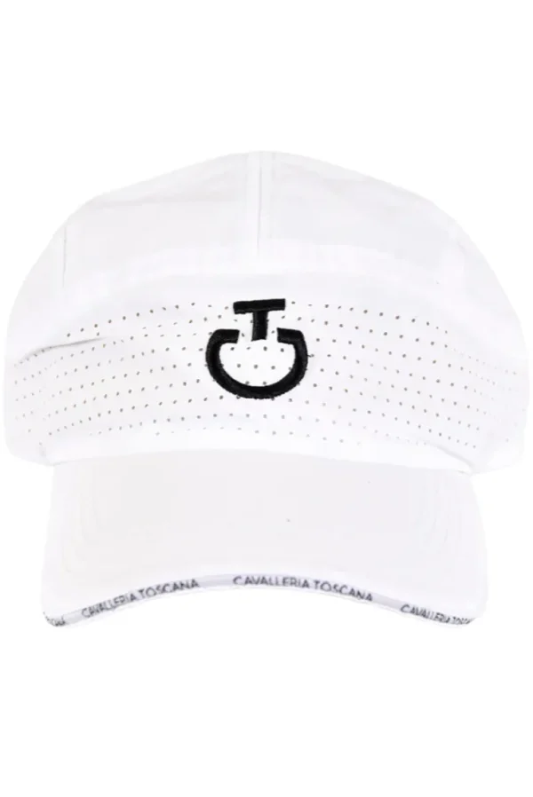 CT Perforated Baseball Cap - White