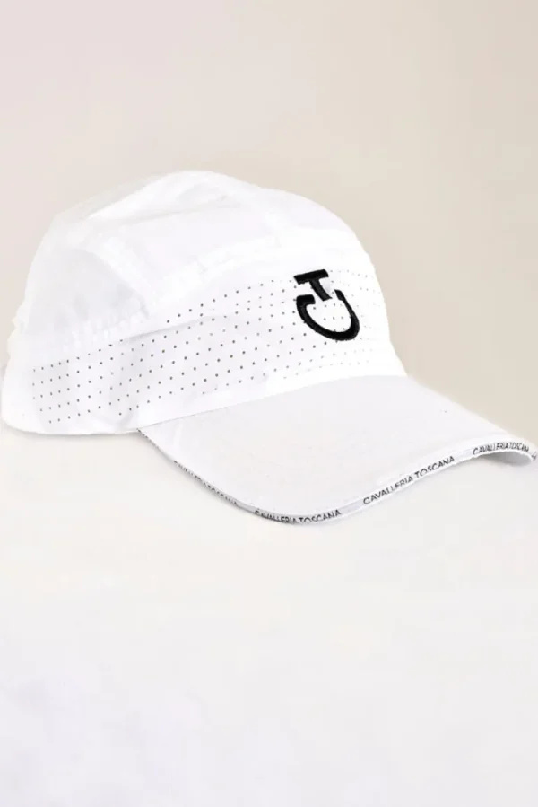 CT Perforated Baseball Cap - White