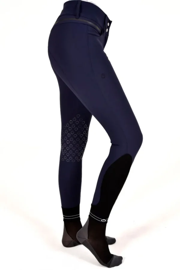 CT Print Logo Stripe Breeches - Midnight Blue