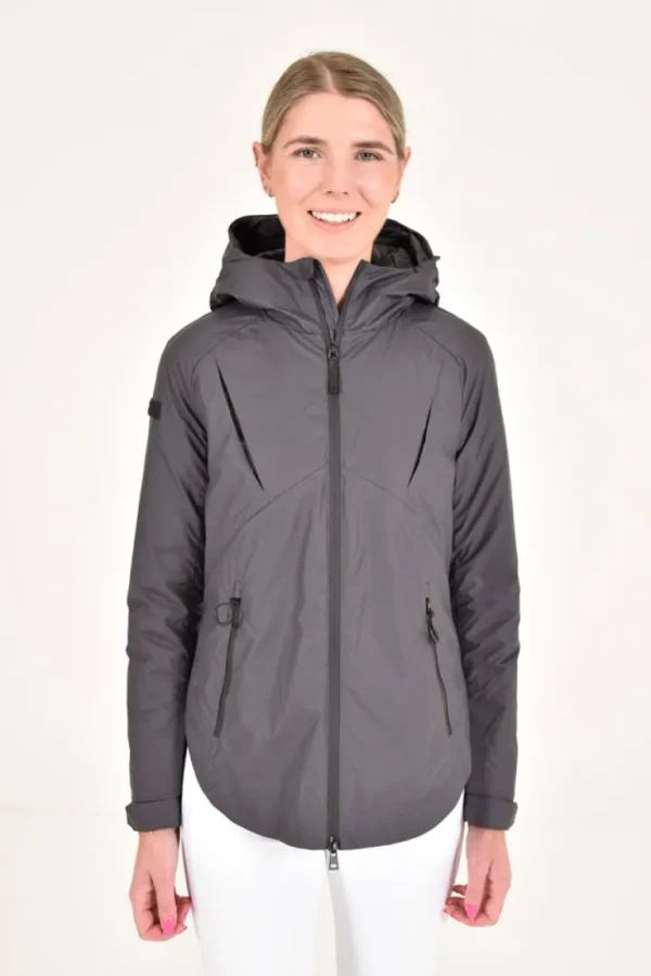 CT Rain Parka w Internal Puffer - Iron Grey