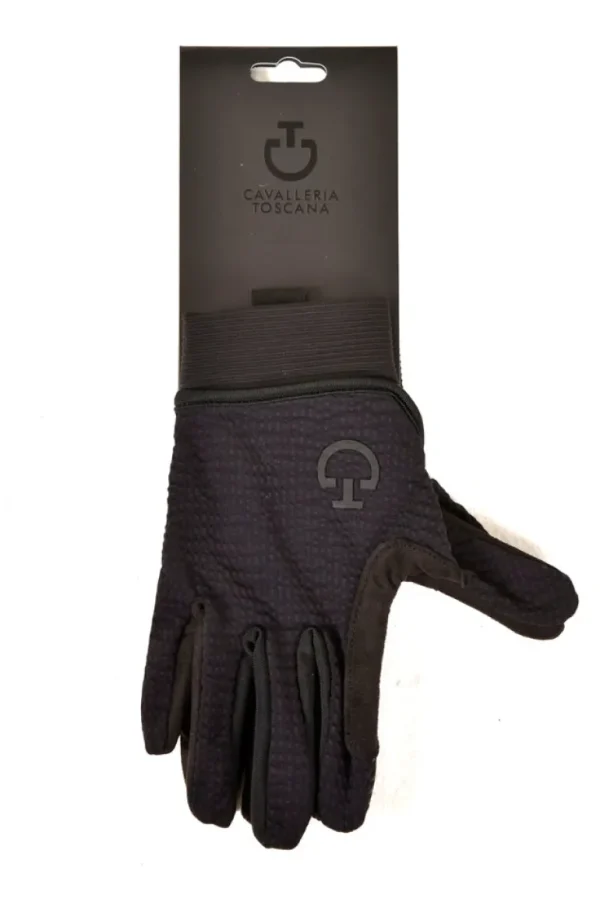 CT Suede Mesh Grip Gloves - Black