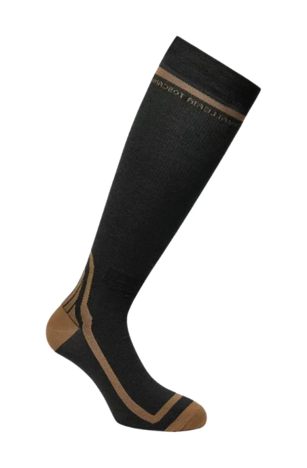 CT Wool Sock - Black/Cacao