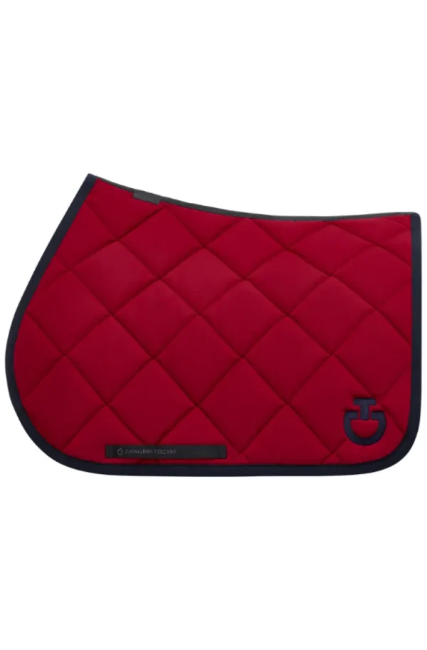 Diamond Quilt Jump Pad - Rose/Navy