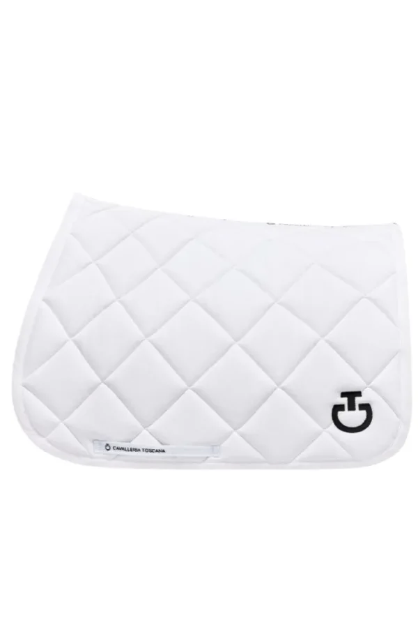 Diamond Quilt Jump Pad - White