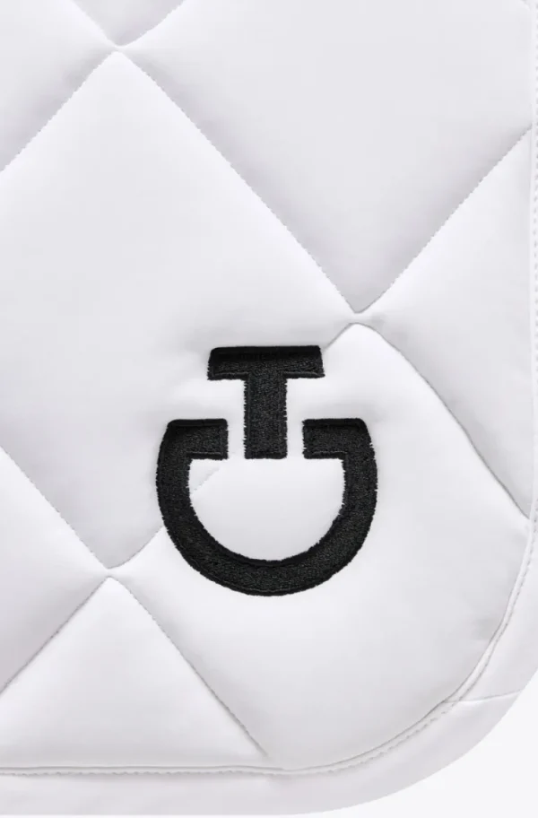 Diamond Quilt Jump Pad - White