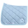 Diamond Quilted Jersey Dressage Saddle Pad - Blue Fog