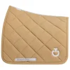 Diamond Quilted Jersey Dressage Saddle Pad - Tan