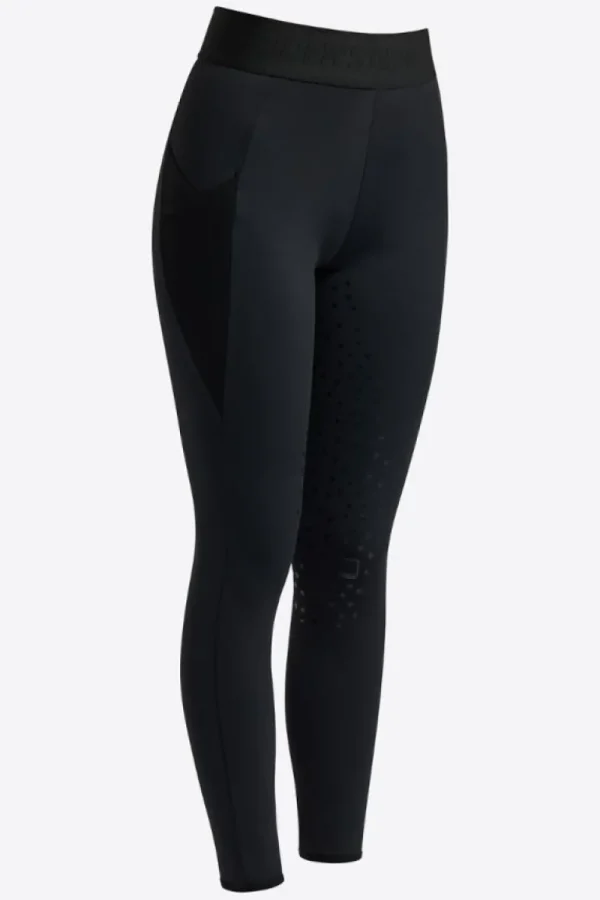 Elastic Band Leggings - Black