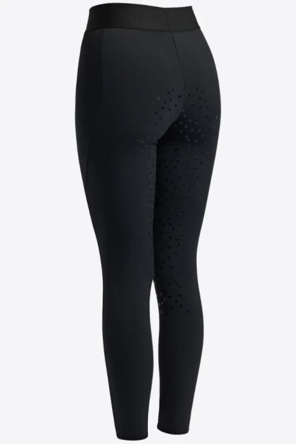 Elastic Band Leggings - Black