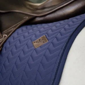 Fishbone Dressage Saddle Pad - Navy