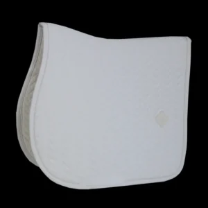 Fishbone Jump Saddle Pad - White