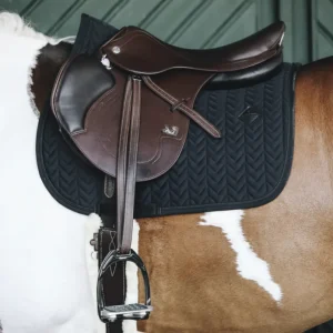 Fishbone Jump Saddle Pad - Black