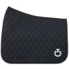 FW24 Circular Quilted Dressage Saddle Pad - Black