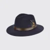 Gallagher Felt Hat - Navy