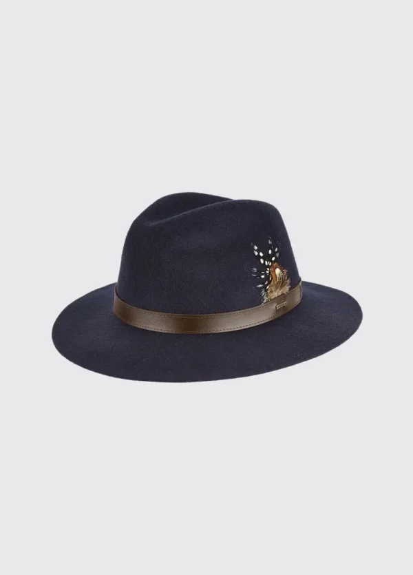 Gallagher Felt Hat - Navy