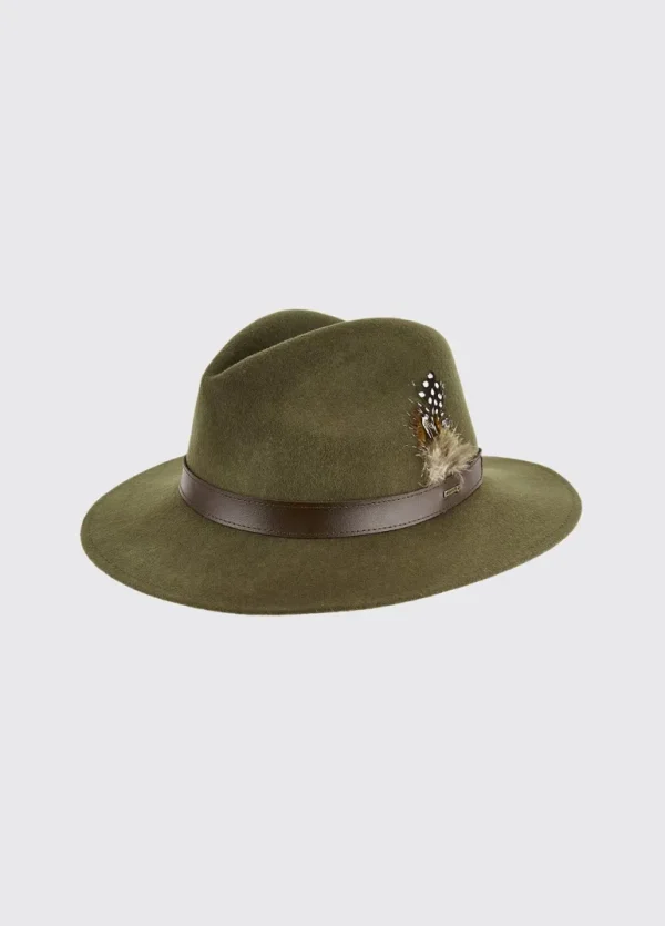 Gallagher Felt Hat - Olive