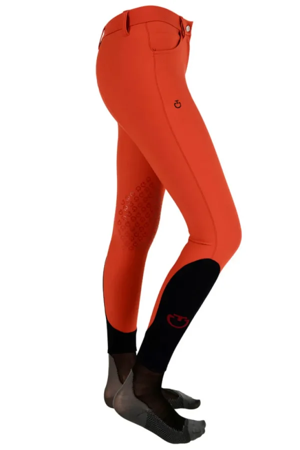 Girl’s Knee Grip Breeches - Terracotta