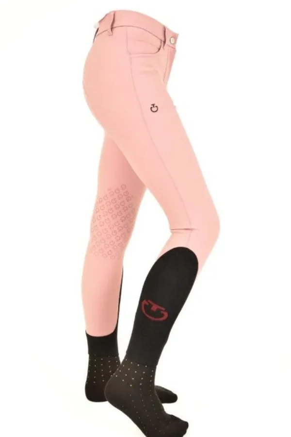 Girl’s Knee Grip Breeches - Dusty Rose