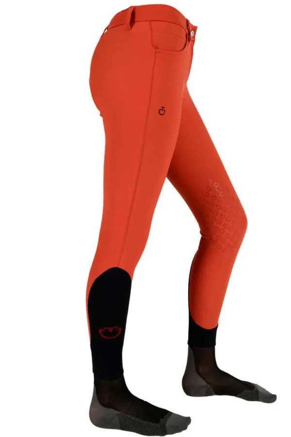 Girl’s Knee Grip Breeches - Terracotta