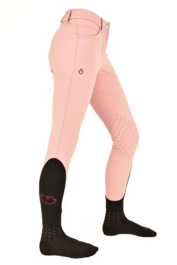 Girl’s Knee Grip Breeches - Dusty Rose