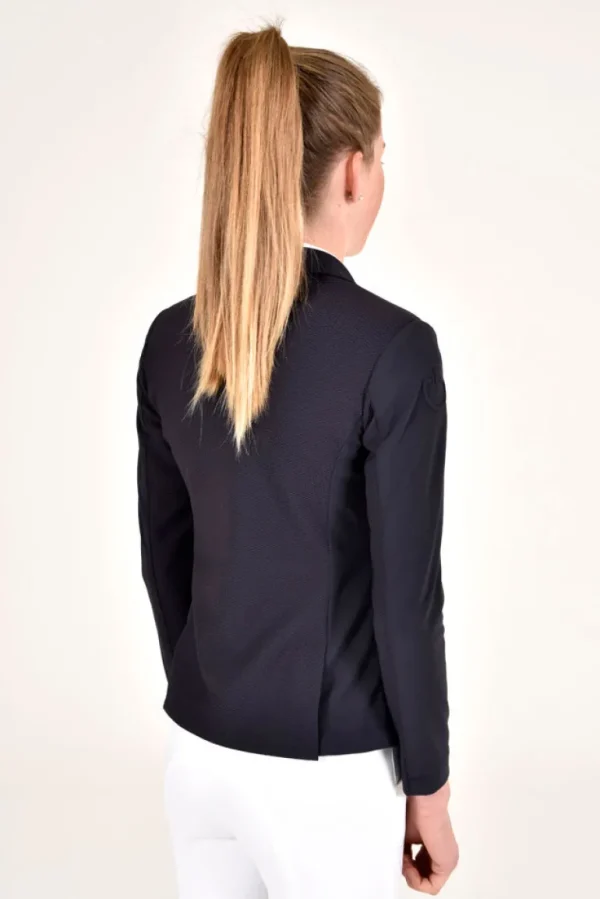 Girl's Tech Knit Riding Jacket - Navy