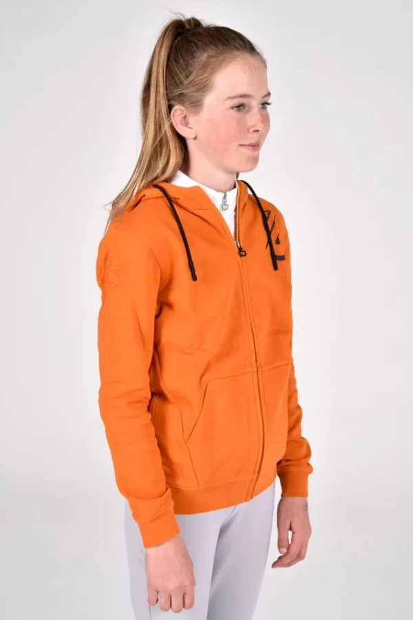 Girl's Train Sweatshirt - Burnt Orange