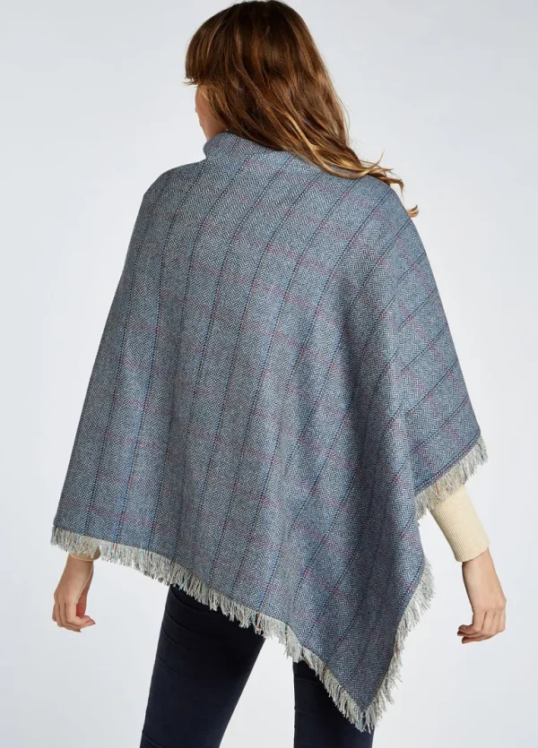 Hazelwood Poncho - Denim Haze