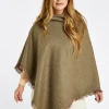 Hazelwood Tweed Poncho - Burren