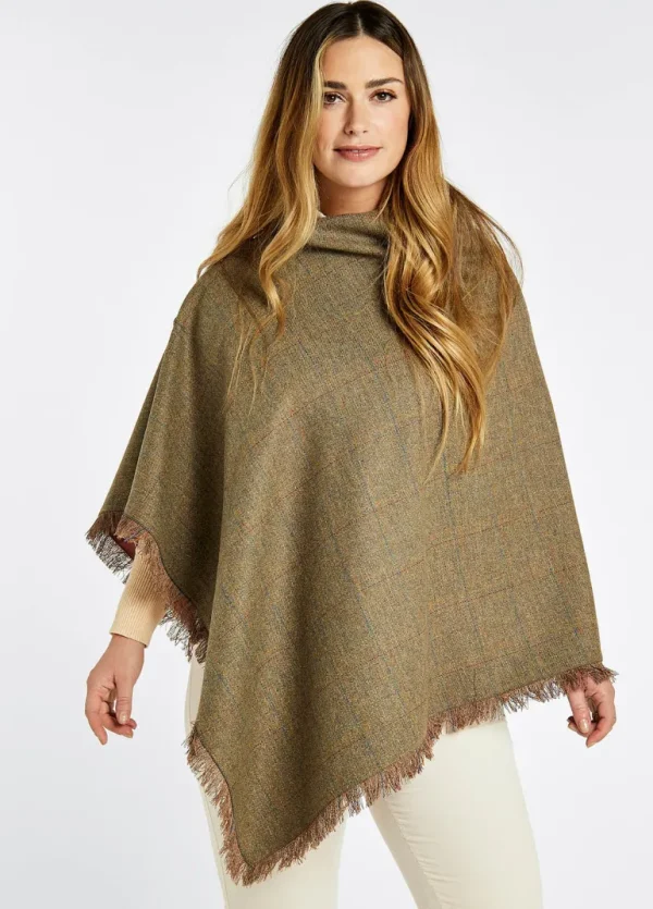 Hazelwood Tweed Poncho - Burren