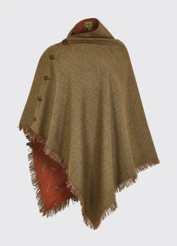 Hazelwood Tweed Poncho - Burren