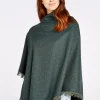 Hazelwood Tweed Poncho - Mist