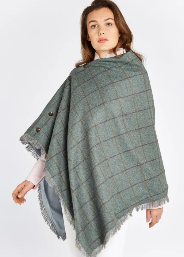 Hazelwood Tweed Poncho - Sorrel