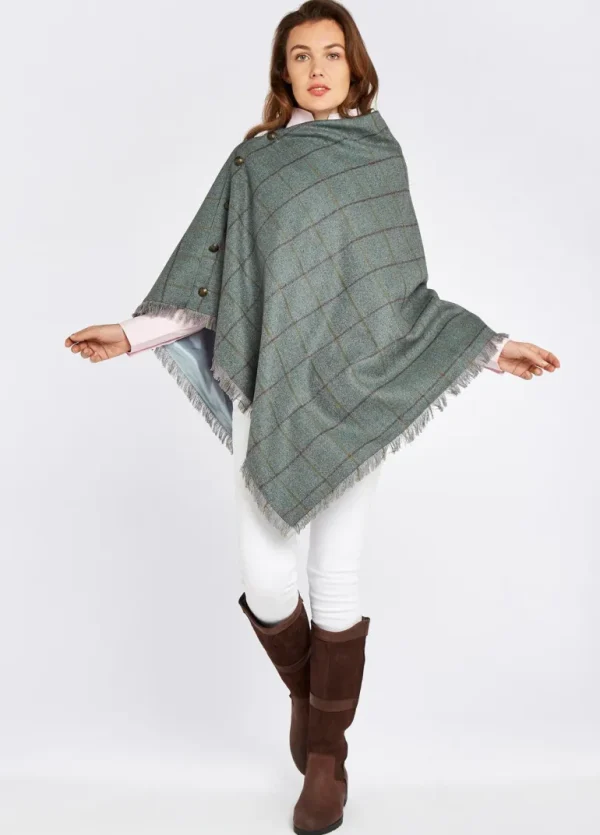 Hazelwood Tweed Poncho - Sorrel