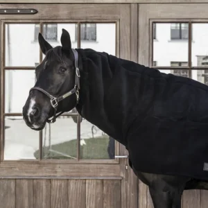 Heavy Fleece Horse Scarf - Black